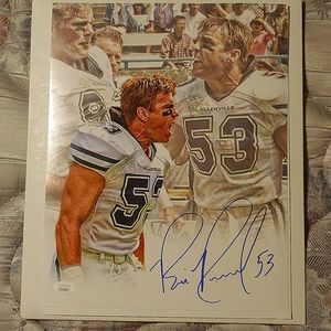 Bill Romanowski Personally Autographed Poster